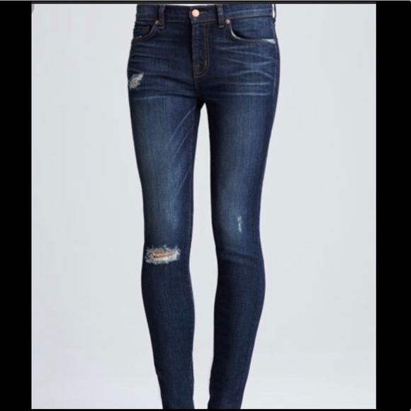 J Brand Denim - J Brand Salem skinny leg distressed jean